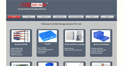 Desktop Screenshot of deltasystemsindia.com